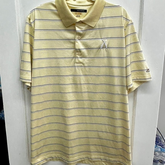 Greg Norman Collection Cream Polo Textured Knit - Picture 2 of 4